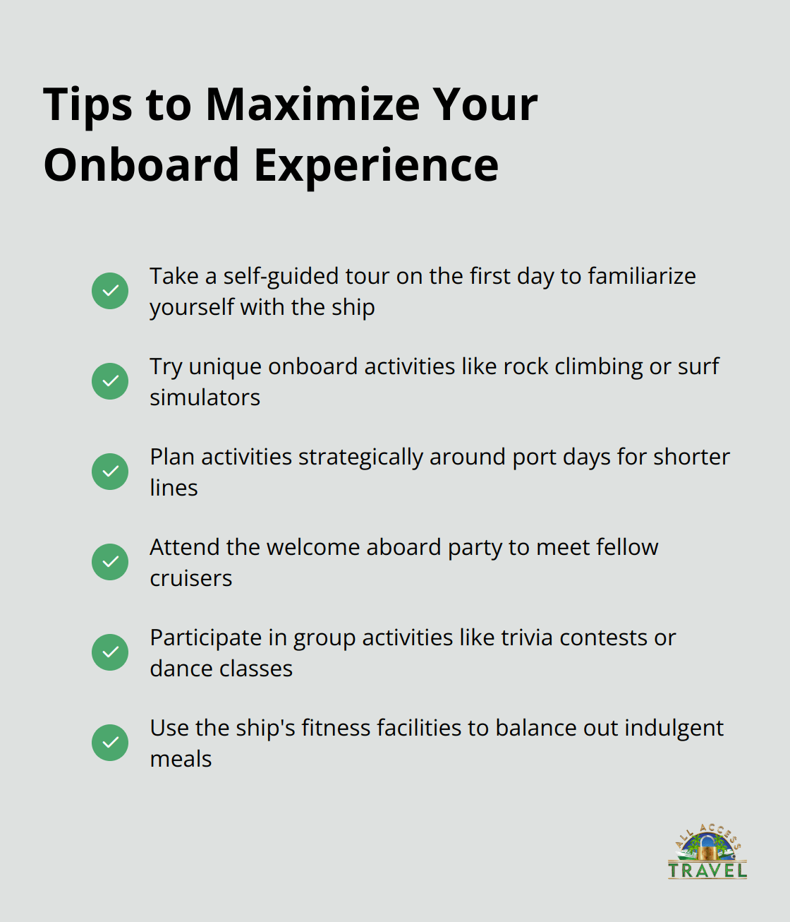 How to make the most of your cruise How to make the most of your cruise